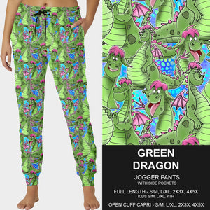 B151 - Preorder Green Dragon Joggers (Closes 5/12. ETA: mid July)