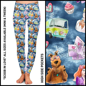 Scoob In Love Leggings with High Side Pockets