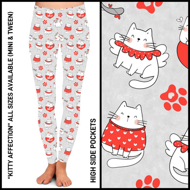 Kitty Affection Leggings with High Side Pockets