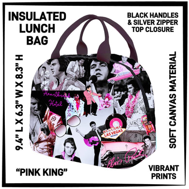 Pink King Insulated Lunch Bag