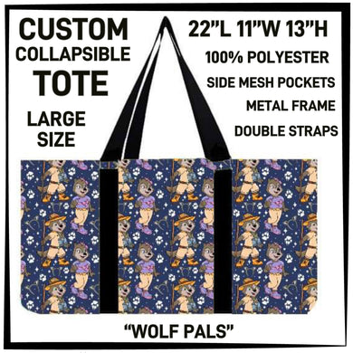 Wolf Pals Collapsible Tote
