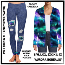 Aurora Borealis Leggings with Back Pockets