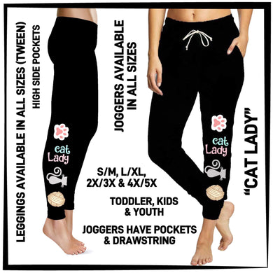 Cat Lady Leggings with High Side Pockets
